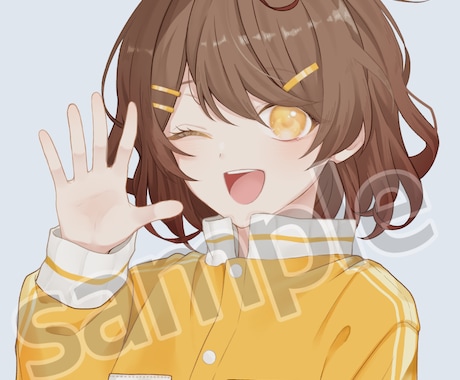 アイコンや立ち絵･キャラデザも★イラスト作成します ★可愛いからかっこいいまで、誠心誠意イラスト描きあげます！★ イメージ2