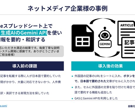 GASでスプレッドシートの定型業務を自動化します 100件超の実績！医療福祉・工場・小学校等の転記やCSV整形 イメージ2