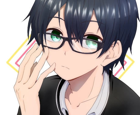 アニメ塗り風アイコン描きます 丁寧に誠実に、サービスを届けます！ イメージ1