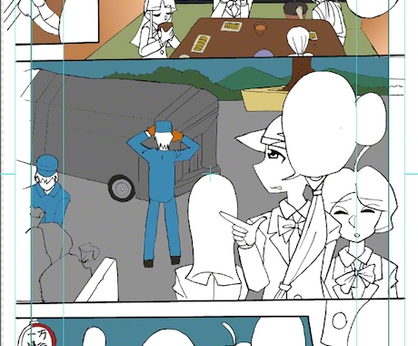 あなたの小説・構想をフルカラー漫画に描きます おおざっぱな設定だけでも可(健全ONLY) イメージ2