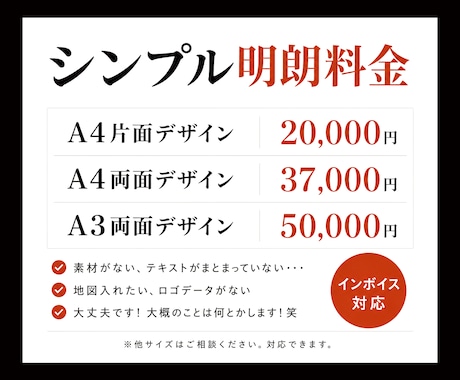 プロ歴25年が読まれるチラシ作ります 現役プロがトレンドを捉えた売れる高品質デザインを設計 イメージ2