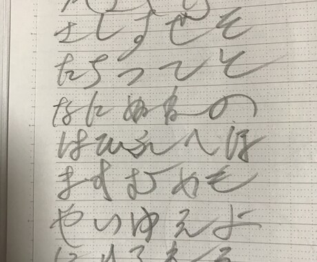 汚い字、書きます 汚い字で文章やメッセージを書きます！ イメージ1