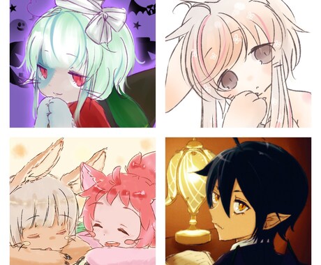 最短一日でアイコン描きます SNSなどで個性を出したいと思っているそこのあなた! イメージ1