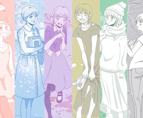 オリジナルのイラスト作成します 可愛い系の癒しイラスト・SNS・アイコン・立ち絵・挿絵 イメージ1