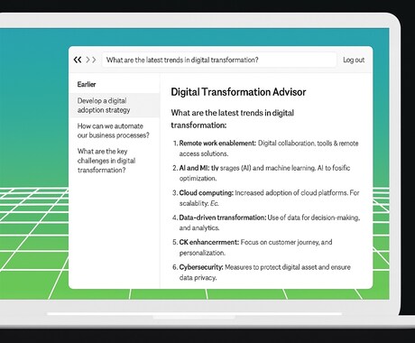 DX顧問AIを提供します 貴社仕様に合わせるオーダーメイドDX顧問AI イメージ2