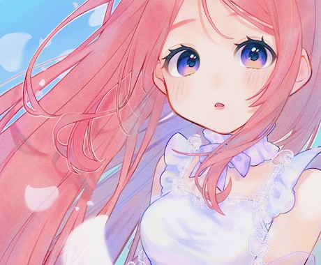 色鮮やかで魅力的♡かわいい人物イラスト描きます アイコン､サムネ､MV､一枚絵などお気軽にご相談ください！ イメージ1