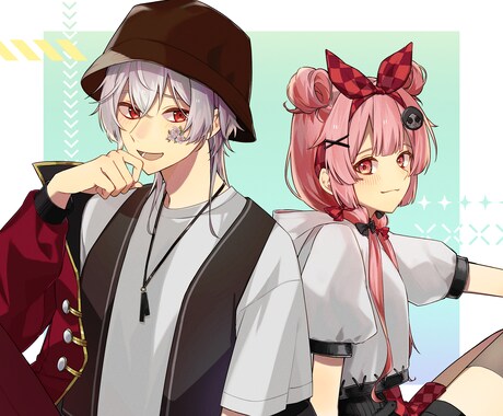 シンプルだけど映える、魅力を伝えるイラスト描きます あなたの雰囲気を“ひと目で伝わるアイコン”に。 イメージ2