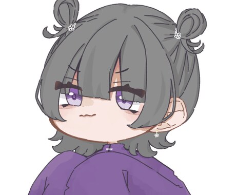 ゆるふわデフォルメSNSアイコン描きます イメージ1