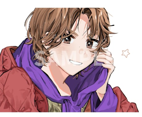 SNSアイコンなどのイラスト描きます イメージ1