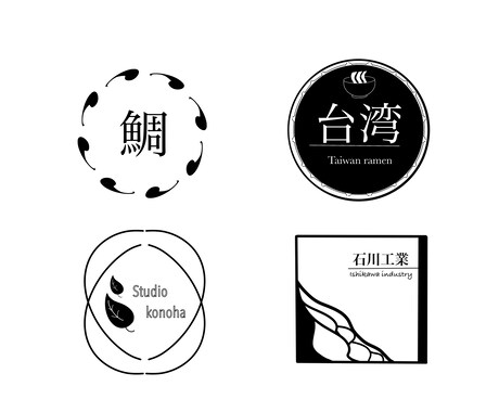 シンプルでモダンなロゴ制作を致します 丁寧、迅速な対応で納品します。 イメージ1
