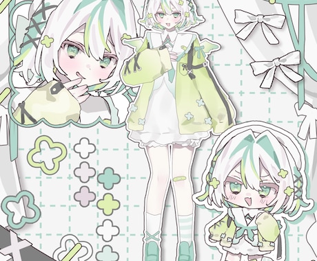 かわいいイラスト制作します サムネイルやshorts動画にも使いやすい！ イメージ1