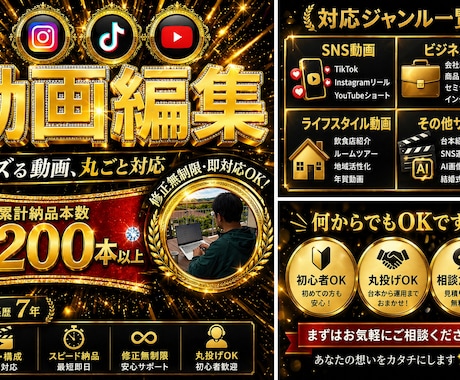 ショート動画編集・制作いたします 企画から運用まで丸ごと動画サポート イメージ1