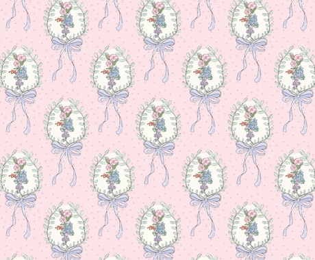 オリジナル総柄パターン販売します 花柄や動物柄などの可愛い柄をデザインします。 イメージ2