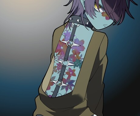 1枚絵イラスト描きます 初めてのご依頼も大歓迎！VTuber活動や歌ってみたにも イメージ2