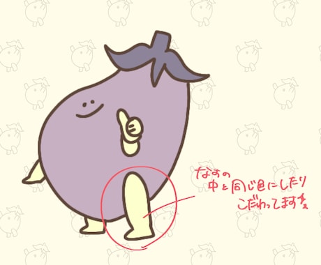 ゆるくて個性的なイラスト、アイコン描きます 追加料金なし★動物でも食べ物でも！ イメージ2