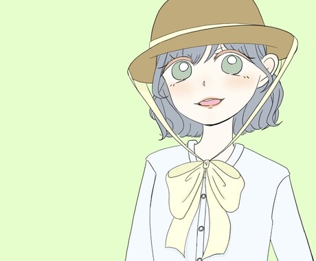 シンプルで可愛いイラスト描きます 優しい色味を使用したイラストが得意です^^ イメージ1