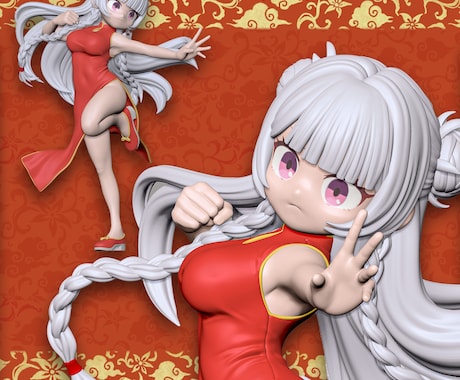 簡易フィギュア原型を制作します 低予算歓迎、用途に合わせ最適化 イメージ2