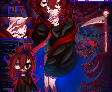 女の子〜中性的な子の立ち絵を描きます キャラクター性を重視した立ち絵を描きます イメージ2