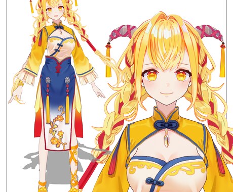 VRoidで3Dモデルを制作致します VRoidファイル付き！Vtuberの方におすすめ イメージ2