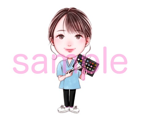 癒しの似顔絵【心】を込めて描かせていただきます 名刺、SNSアイコン、スタッフ紹介、ホームページ等に イメージ2