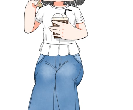 ポップな絵柄を活かしてアイコンや立ち絵を描きます デフォルメチックで個性のあるテイストなイラストを描きます。 イメージ2