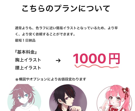 お手頃価格でアイコンイラスト描きます 1枚絵でもアイコンでもOK。まずはお気軽にご相談ください。 イメージ2