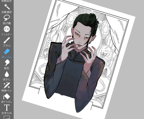 期間限定価格　アイコンお描きいたします リアル寄りイラストのアイコンお描きいたします! イメージ2