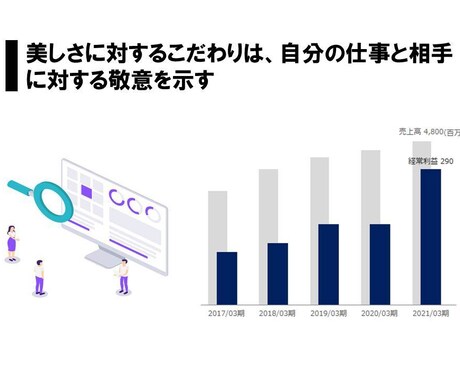 センスあるグラフ、見やすい集計表を作成できます 丸投げOK!  圧倒的な見やすい表作成やグラフ イメージ2