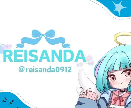 お好きな色などで可愛いかつオシャレに作成します 名刺デザインオシャレor可愛い イメージ2