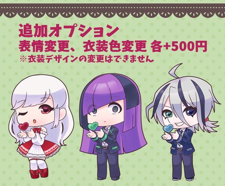 期間限定！量産SDイラスト描きます 商用利用代無料！お得にミニキャライラスト イメージ2
