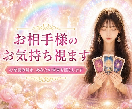霊視とタロットでお相手様の気持ちを深掘りして視ます 復縁/不倫/複雑恋愛/音信不通/片想い/推し等、霊視します イメージ1