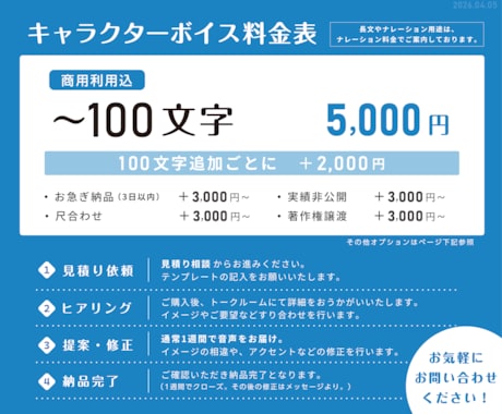 優しいやわらかい声のキャラクターボイスお届けします ゲーム·漫画動画·音声作品·吹き替えなど幅広く対応 イメージ2