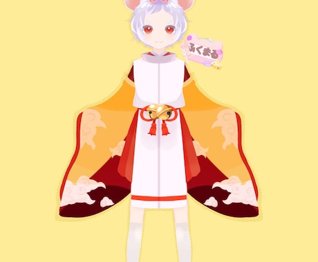 VTuberとして使用できる立ち絵をお描きします かわいい・かっこいいキャラクターを描きます イメージ2