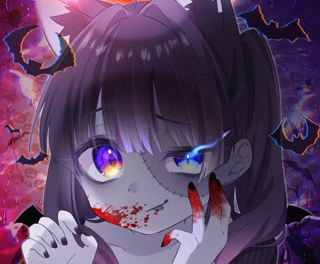 ご要望に合わせた可愛いイラスト描きます コテキャを作って欲しい！立ち絵を描いてほしいっ！など イメージ2