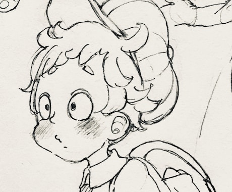 オリジナルのアイコン作成します 鉛筆の優しいタッチで、絵本から出てきた様なイラストを。 イメージ1