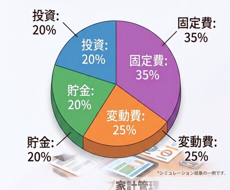 初心者向け☆お金が貯まる家計簿予算を作成します 独自開発したツールでお金が貯まる家計簿予算を作成します！ イメージ2