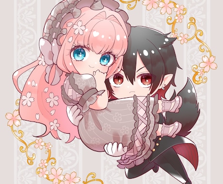 かわいいSD・ミニキャラ描きます アイコン・サムネイル・グッズに！ イメージ1