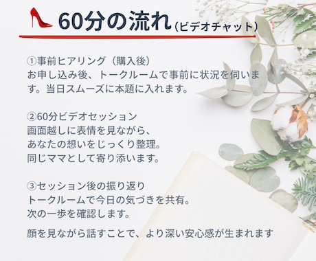 ママの心をじっくり整理します｜60分寄り添います 22万ビュー野球母×AI活用｜考えすぎるママの心を整理 イメージ2