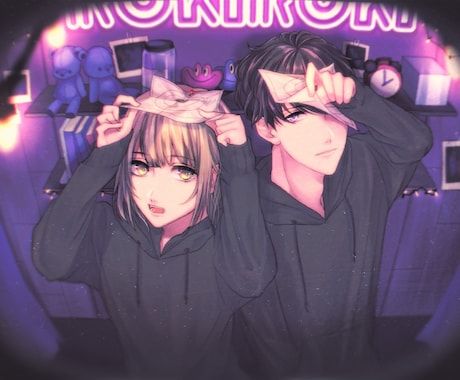 ご希望のキャラクターイラストを制作致します 動画サムネ/立ち絵/SNSアイコンなど様々な用途に対応！ イメージ2