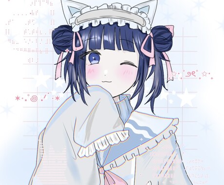Vライバー、Vtuber様向けの一枚絵制作します Vライバー、Vtuber様向けの一枚絵をお安く制作します！ イメージ2