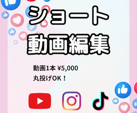 ショート動画編集します 1万回再生以上の実績多数！丁寧なヒアリングで対応いたします！ イメージ1