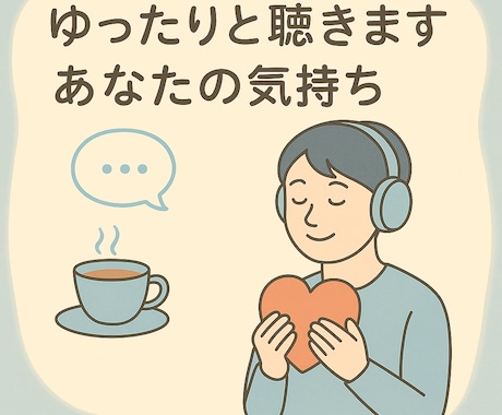 ゆったり話せる安心の時間つくります ちょっと誰かに聞いてほしい…そんなときに。 イメージ1