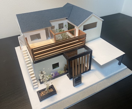 建築学生の1/50の模型を作ります インテリアの提案をして頂ければ簡素に仕上げます1つ500円 イメージ1