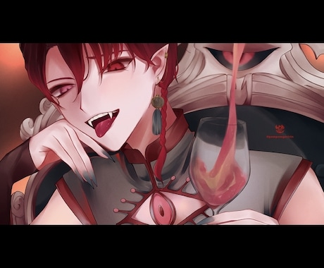 一枚絵制作承ります YouTube動画のサムネなどにお使いできます。 イメージ1