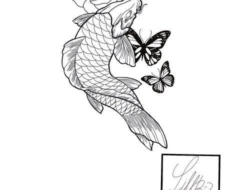 タトゥーデザインの下絵作成します あなたのご希望に添えるタトゥー下絵作成します イメージ2