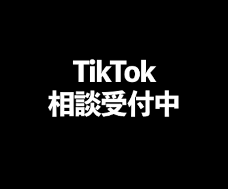 現役ディレクターが運営アドバイスします TikTok運営方法について相談してください! イメージ1