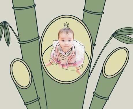 寝相らくがきアート＊お子様の写真にイラスト描きます お子様の成長を寝相らくがきアートで思い出にしませんか？ イメージ2