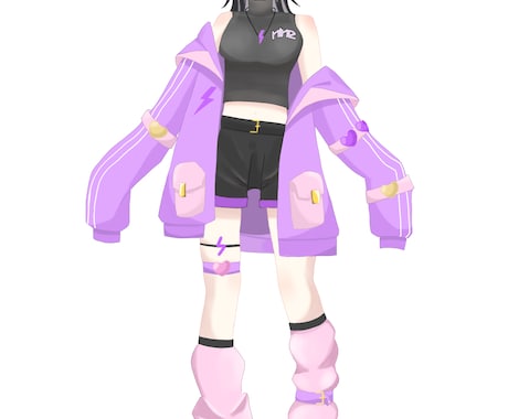 かわいい女の子の立ち絵をつくります イメージ1