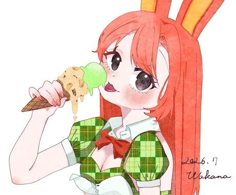 可愛い女の子を描きます 世界にひとつのあなたのイラストをお届け。 イメージ2