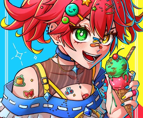 スタート記念！モニター価格でイラスト提供します 「妥協したくない！」理想をギチギチに詰め込んだイラストを！ イメージ2